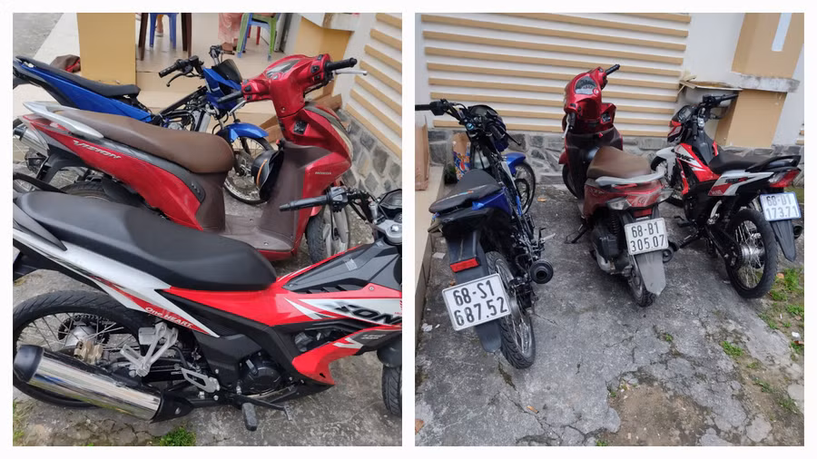 Tang vật của vụ án bị cơ quan công an thu giữ.