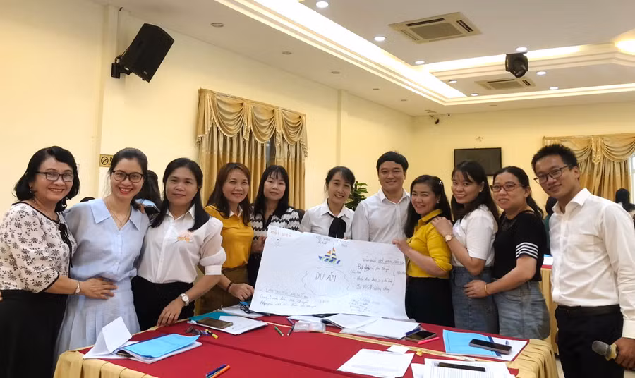 Học viện tại Khóa tập huấn, bồi dưỡng giáo viên và cán bộ quản lý cốt cán mầm non năm 2023.