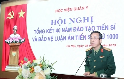 Trung tướng, GS.TS Đỗ Quyết phát biểu