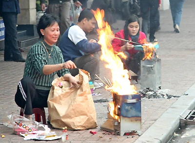 Chỉ được đốt đồ mã ở gia đình