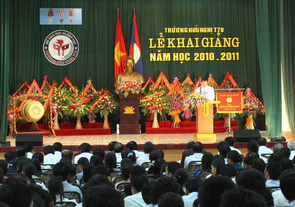 Trường Hữu nghị T78 khai giảng năm học mới 2010- 2011 ảnh 1
