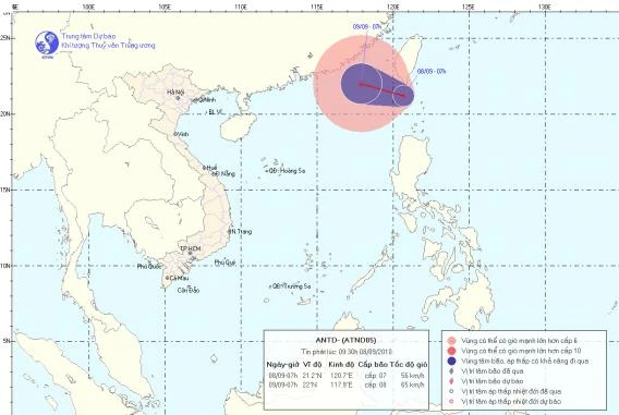 Áp thấp nhiệt đới có nguy cơ thành bão