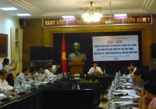Công bố Nghị định về hoạt động văn hóa và kinh doanh văn hóa công cộng