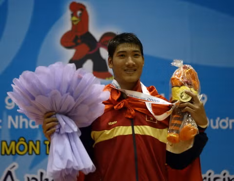 Nguyễn Thanh Quyền đã xuất sắc vượt qua các đối thủ và mang về chiếc HCV Pencak Silat (hạng cân 80kg)