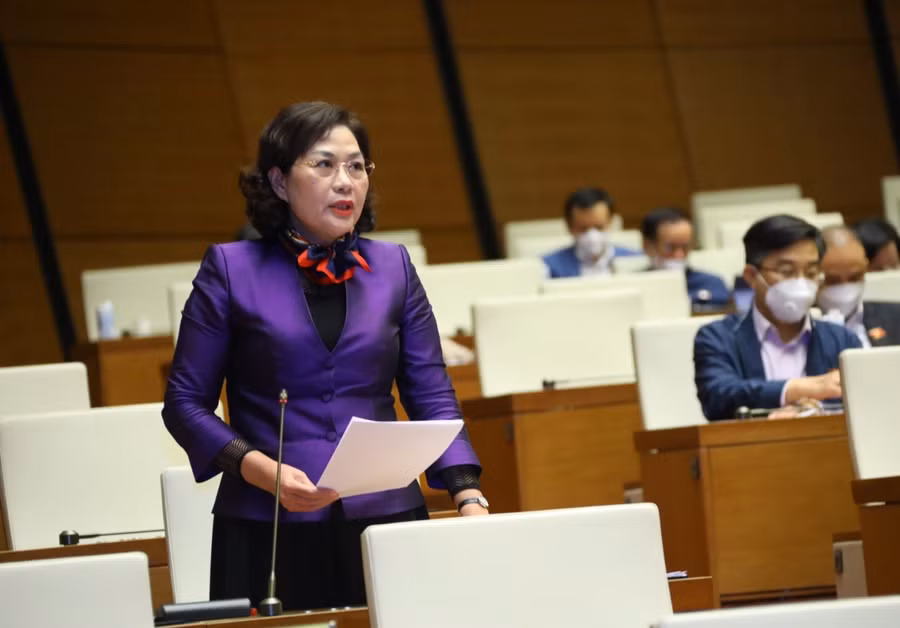 Thống đốc Ngân hàng Nhà nước Nguyễn Thị Hồng.