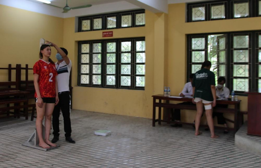 Kiểm tra thể hình theo tiêu chí riêng đối với ngành giáo dục thể chất. Kiểm tra thể hình theo tiêu chí riêng đối với ngành giáo dục thể chất.