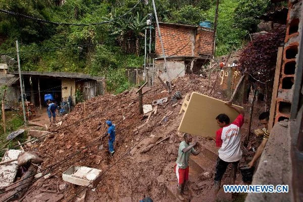 Brazil: Lụt lội, lở đất kinh hoàng ít nhất 270 người chết