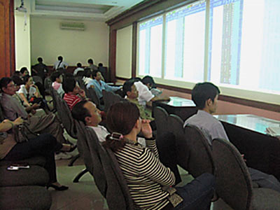 Thị trường có một phiên giảm sâu. Ảnh: Internet Thị trường có một phiên giảm sâu. Ảnh: Internet