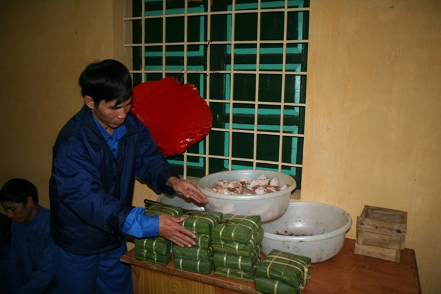 Những chiếc bánh vuông vắn đã được hoàn thành