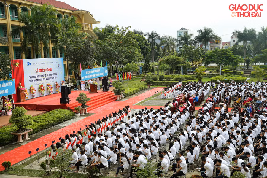 Lễ phát động "Học sinh nói không với đồ uống có cồn" 