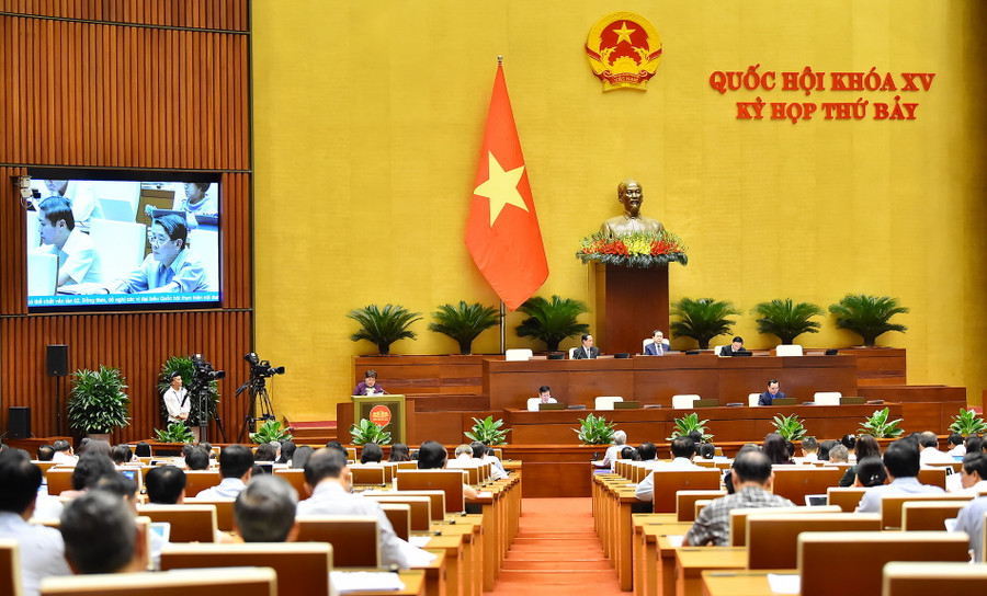 Toàn cảnh phiên làm việc chiều 3/6. (Ảnh: Thủy Nguyên)