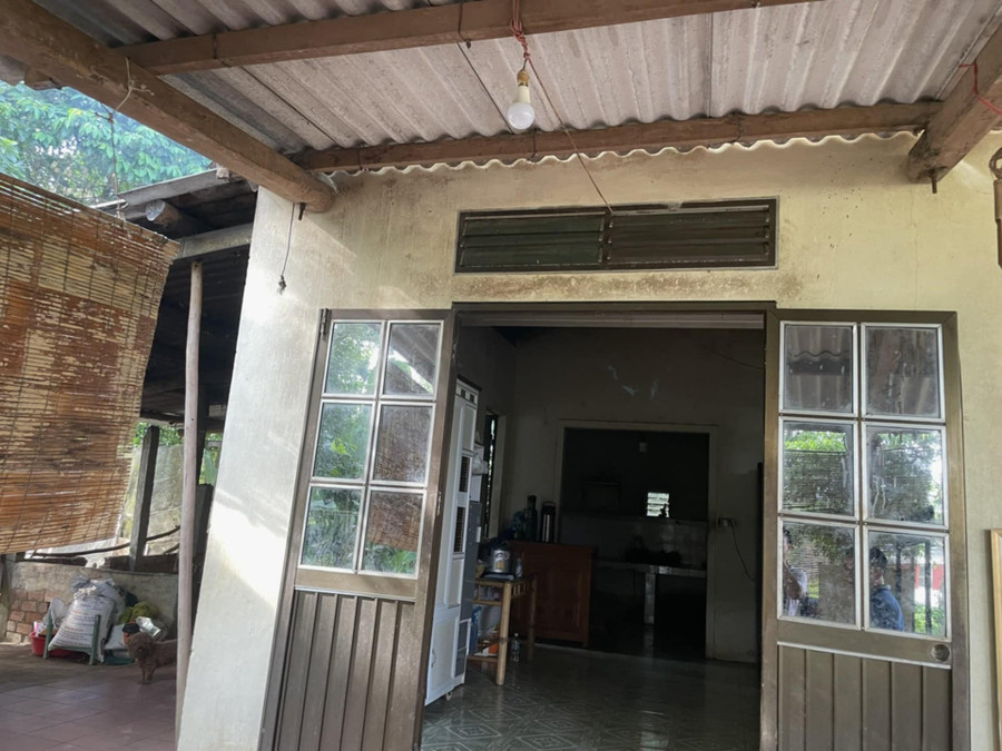 Ngôi nhà hiện tại của gia đinh đoàn viên Nguyễn Cửu Phúc.