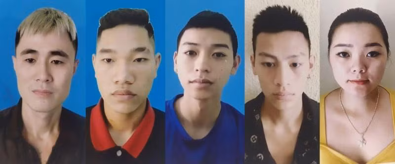 Các đối tượng có liên quan đến vụ án.