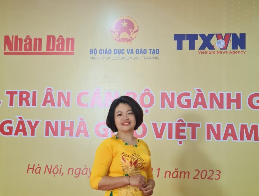 Cô giáo Nguyễn Thị Khánh Ly.