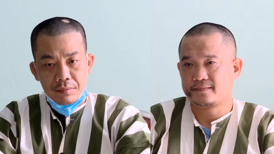 Đối tượng Phạm Thanh Dũng (bên trái) và Vũ Thành Trung.