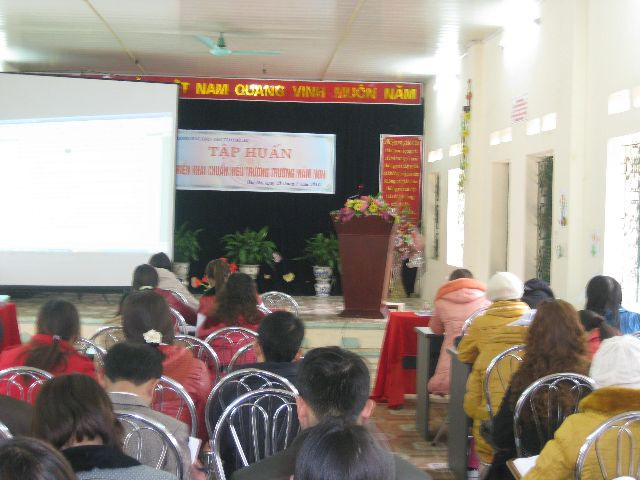 Quang cảnh hội nghị tập huấn