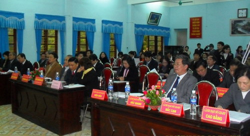 Các đại biểu về tham dự Hội nghị Các đại biểu về tham dự Hội nghị