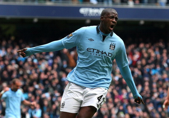 Yaya Toure ghi bà mở tỉ số cho Manchester City Yaya Toure ghi bà mở tỉ số cho Manchester City
