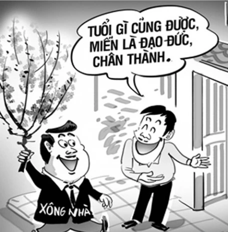 Xông đất đầu năm