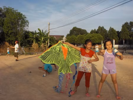 Cánh diều và tuổi thơ…