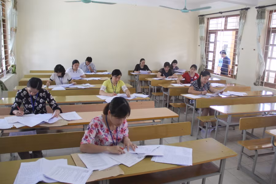 Chấm thẩm định là một khâu bình thường của một kỳ thi