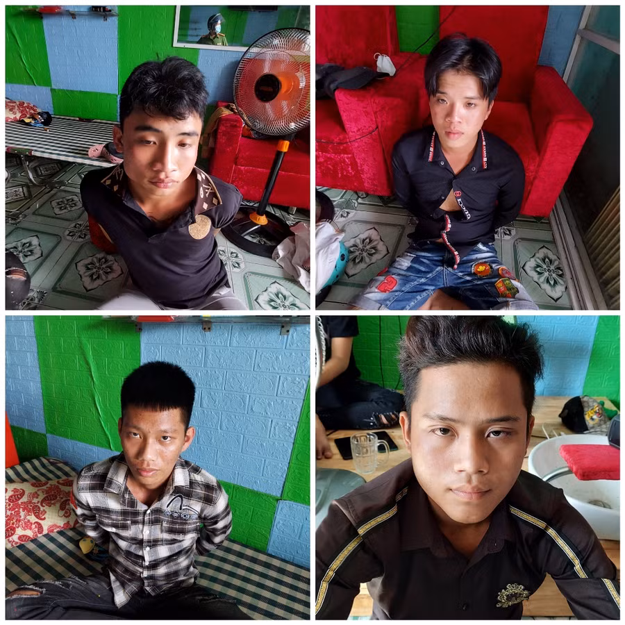 Các đối tượng có liên quan đến vụ việc.