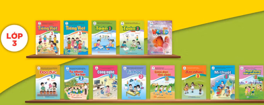 Bộ sách giáo khoa lớp 3 Cánh Diều.