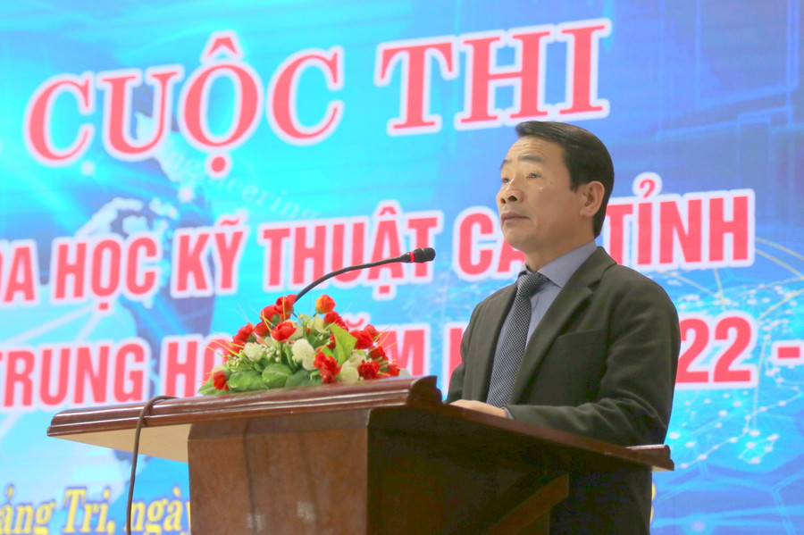 Ông Mai Huy Phương đánh giá, chất lượng các đề tài nghiên cứu tham gia cuộc thi ngày càng cao.