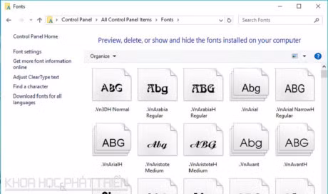 Huong dan cach thay doi font chu mac dinh tren Windows 10 - Anh 2