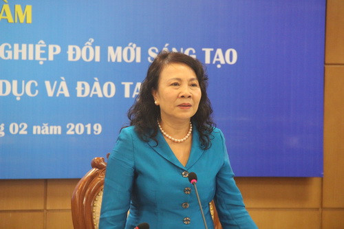 Thứ trưởng Bộ GD&ĐT Nguyễn Thị Nghĩa