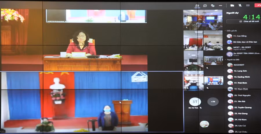 Hội thảo được tổ chức theo hình thức trực tiếp, kết hợp trực tuyến.