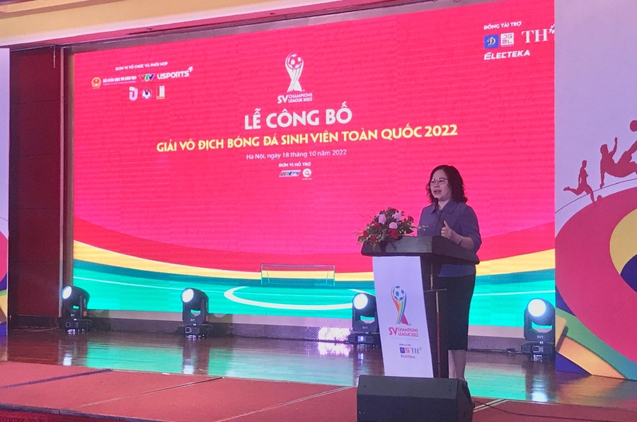 Thứ trưởng Ngô Thị Minh phát biểu tại buổi lễ