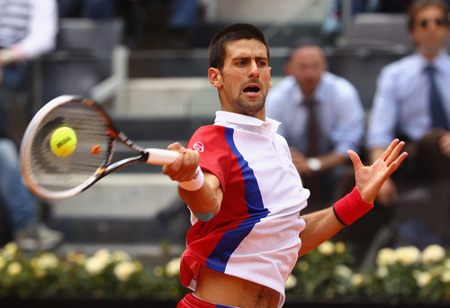 Hạ Djokovic, Nadal đăng quang tại Rome Masters ảnh 2 Djokovic đã mắc quá nhiều lỗi đánh hỏng