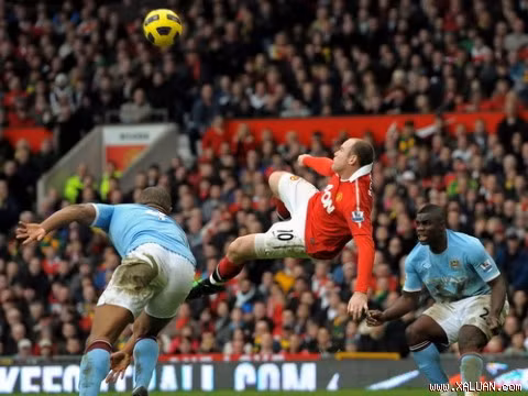 "Xe đạp chổng ngược" của Rooney đẹp nhất lịch sử Premier League
