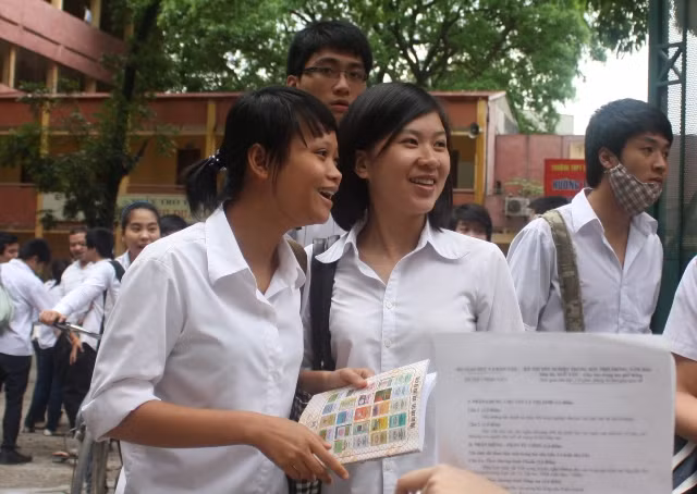 Thí sinh thi tốt nghiệp THPT 2011. Ảnh: gdtd.vn