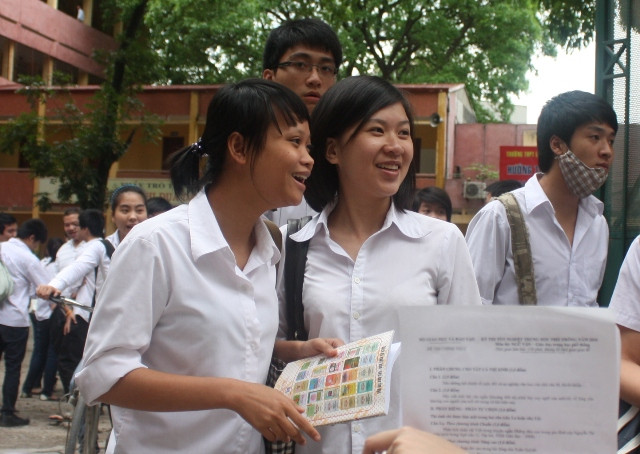 Thí sinh thi tốt nghiệp THPT 2011. Ảnh: gdtd.vn