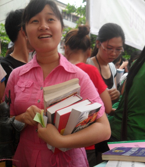 Và thành quả sau nửa ngày tham gia ngày hội đổi đồ