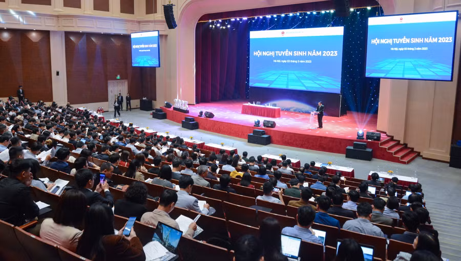 Toàn cảnh Hội nghị tuyển sinh năm 2023.