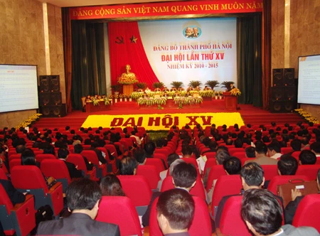 Khai mạc Đại hội đại biểu lần thứ XV Đảng bộ TP. Hà Nội