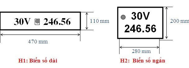 Chuyển biển số xe từ 4 số lên 5 số