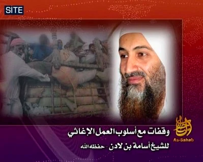 Osama bin Laden lên tiếng về hỗ trợ nhân đạo và biến đổi khí hậu