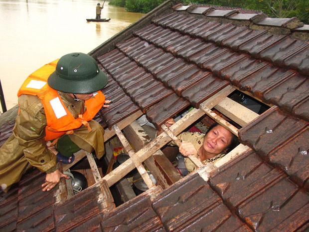 Lụt lội ở Philippines, Thái Lan và Việt Nam trước sức mạnh của Megi