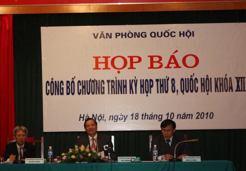 Kỳ họp thứ 8, QH khóa XII sẽ thông qua 9 dự án Luật, 01 NQ