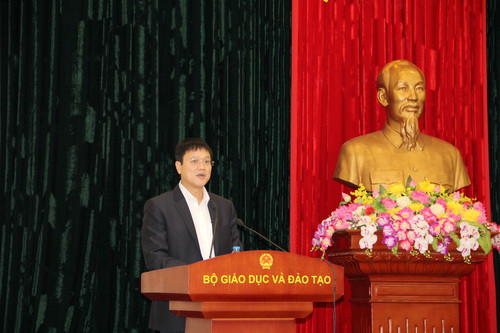 Thứ trưởng Lê Hải An phát biểu tại Hội nghị Thứ trưởng Lê Hải An phát biểu tại Hội nghị