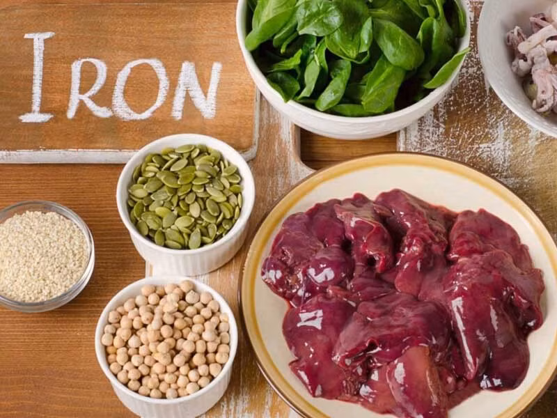 Khi bị viêm gan B người bệnh nên tránh đồ ăn quá giàu sắt