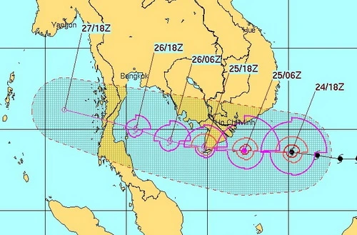 Tin mới nhất về cơn bão số 16