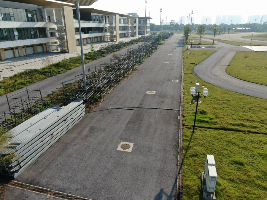 Tháng 5/2020, các đơn vị quản lý đã tiến hành cho tháo dỡ toàn bộ khán đài trên đường đua sau thời gian tạm hoãn vì dịch bệnh.