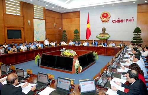 Chính phủ họp phiên thường kỳ tháng 10/2013