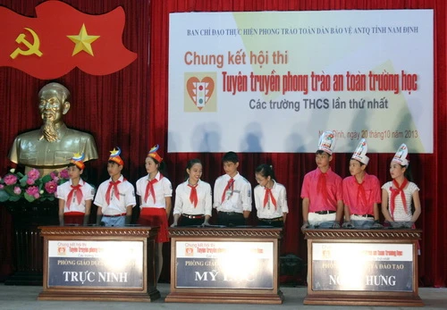 Thi &quot;An toàn trường học&quot; trong các trường THCS ở Nam Định