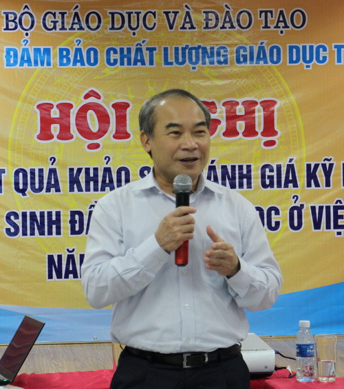 Thứ trưởng Bộ GD&ĐT Nguyễn Vinh Hiển tại Hội nghị